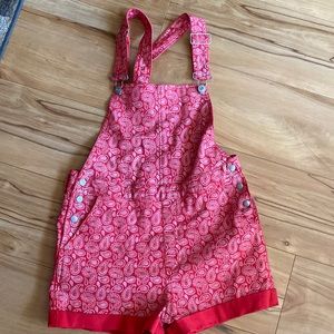 Red Urban Outfitters BDG Overalls